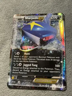 Sharpedo EX 91/160 Ultra Rare Pokemon Card 2015 Primal Clash - Image 2