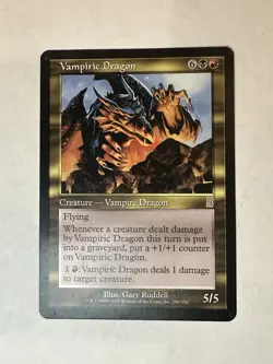 Vampiric Dragon Odyssey Regular MTG Magic The Gathering Card 296/350 - Image 1