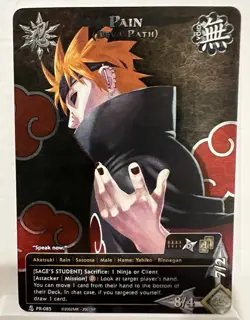 Naruto CCG Pain (Deva Path) PR-085 Foil Card NM/VLP Condition - Image 1