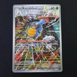 Karrablast 094/086 AR SV Black Bolt Illustration Rare NM/M Pokemon TCG Card - Image 1