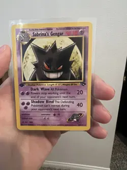 Pokemon TCG Sabrina's Gengar Gym Challenge 29/132 1st Edition Rare Card - Image 1