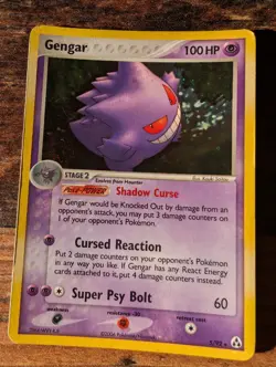 Pokemon TCG Gengar 5/92 EX Legend Maker Pokemon Card 2006 - LP - Image 1