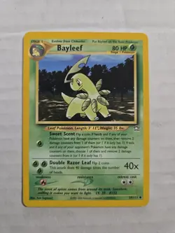 BAYLEEF - 29/111 - Neo Genesis - Pokemon Card - - Image 1