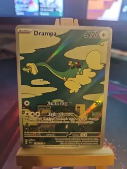 Pokemon TCG Drampa Full Art Holo Card 184/162 Temporal Forces NM - Image 1