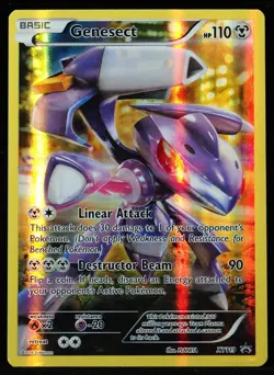 Genesect #XY119 NM Damaged Pokemon Card - Image 1