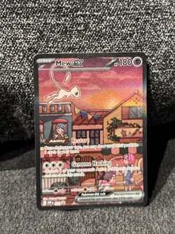 Mew EX 053 Scarlet & Violet Promo Holo Pokemon TCG Card NEAR MINT - Image 1