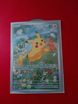 Pokemon TCG SVP088 Pikachu Black Star Promos Full Art Holo Card - Image 1