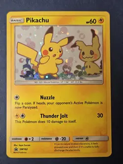 Pokemon Pikachu SM162 Black Star Promo Holo 2019 Mimikyu NM Rare Promo Card - Image 2