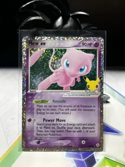 Mew EX 88/92 Celebrations Classic Collection Holo Card Near Mint Condition - Image 1