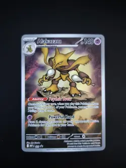 Alakazam 009 Black Star Promo Pokemon TCG English MINT Condition Protected Card - Image 1