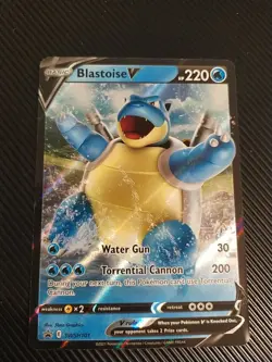 Blastoise V - SWSH101 Promo Sword & Shield Promos Pokemon Card NM - Image 1