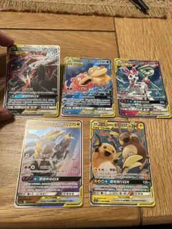 5 Card Chinese Tag Team Pokemon Lot NM🔥 - Image 1