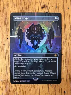 Mana Crypt Borderless FOIL #17 Pulled Fresh! | SPG Special Guests | MTG - Image 1