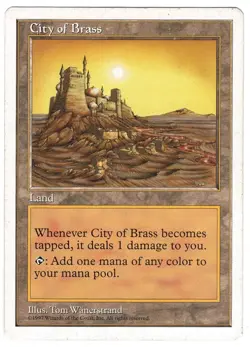 1x City of Brass - 6th Edition - MTG Single - Image 1