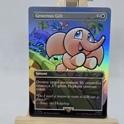 Generous Gift (2088) (Rainbow Foil) Secret Lair Drop Foil SONIC MAGIC MTG NM - Image 2