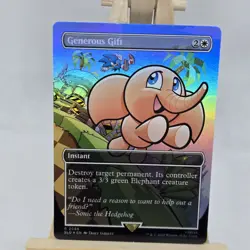 Generous Gift (2088) (Rainbow Foil) Secret Lair Drop Foil SONIC MAGIC MTG NM - Image 3