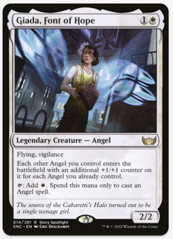 1 x Giada, Font of Hope - SNC - LP - MTG - Image 1