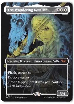 The Wandering Rescuer (Showcase) #351 Duskmourn: House of Horror NM - Image 1