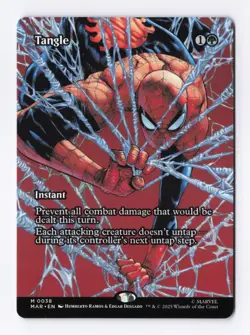 Tangle (Borderless) 0038 (M) MTG Marvel's Spider-Man: Eternal-Legal (MAR) - Image 1