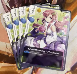 Gundam Card Game Overflowing Affection GD01-118 U Playset Of 4 Newtype Rising - Image 1