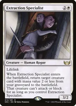 EXTRACTION SPECIALIST x4 mtg NM-M Streets of New Capenna 4 Rare - Image 1