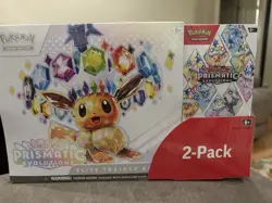 Pokemon Prismatic Evolutions Elite Trainer Box and Booster Bundle Costco 2-Pack - Image 1