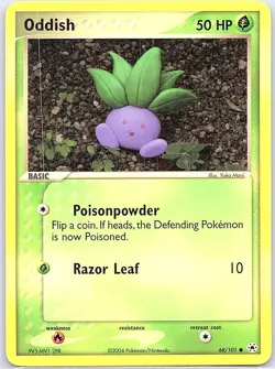 Oddish 68/101 Non Holo Hidden Legends - Pokemon Card - NM - Image 1