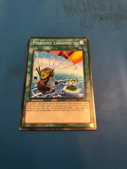 YUGIOH Secret Rare Pinpoint Landing CYHO-EN081 1st Edition - Image 1