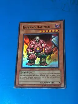 YUGIOH Super Rare Inferno Hammer CMC-EN002 - Image 1