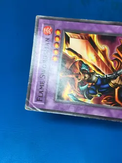 YUGIOH Common Flame Swordsman SDJ-024 PLAYED - Image 3