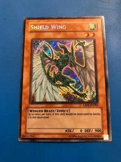 YUGIOH Secret Rare Shield Wing ABPF-EN095 PLAYED - Image 1