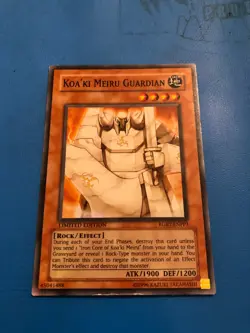 YUGIOH Super Rare Koa'ki Meiru Guardian RGBT-ENPP3 PLAYED - Image 1