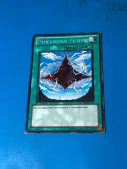 YUGIOH Secret Rare Dimensional Fissure RYMP-EN081 1st Edition - Image 1