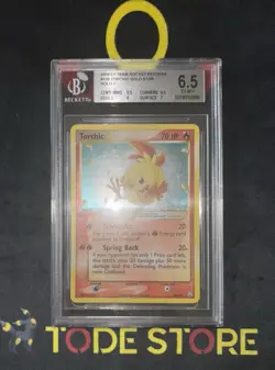 Pokemon Card Torchic Gold Star Ex Team Rocket Returns 108/109 BGS 6.5 ENG 2004 - Image 3