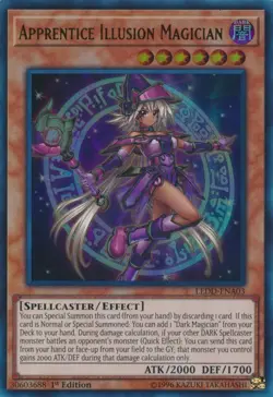 Apprentice Illusion Magician - LEDD-ENA03 - Ultra Rare - 1st Edition NM Yugioh L - Image 1
