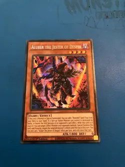 YUGIOH Secret Rare Aluber The Jester Of Despia MP22-EN123 1st Edition - Image 1