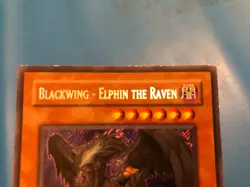 YUGIOH Secret Rare Blackwing - Elphin The Raven CT06-ENS01 PLAYED - Image 3