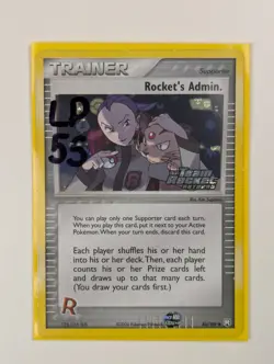 Rocket's Admin. - 86/109 - Uncommon EX Team Rocket Returns - Pokemon Card - LP - Image 3