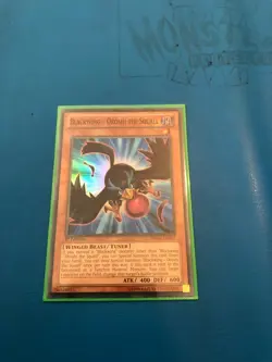YUGIOH Super Rare Blackwing - Oroshi The Squall DRLG-EN027 1st Edition - Image 1