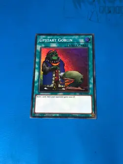 YUGIOH Super Rare Upstart Goblin SESL-EN043 1st Edition - Image 1
