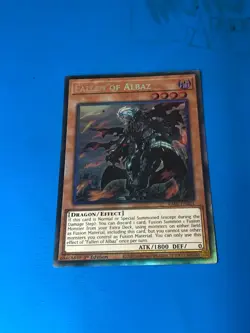 YUGIOH Collector's Rare Fallen Of Albaz RA01-EN021 1st Edition - Image 1