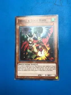 YUGIOH Common/Rare Droll & Lock Bird SR08-EN021/TAMA-EN047 1st Edition - Image 1
