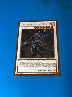 YUGIOH Gold Rare Blackwing Armor Master PGLD-EN077 - Image 1