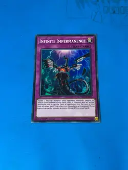 YUGIOH Super Rare Infinite Impermanence SDCS-EN036/RA01-EN075 1st Edition - Image 1