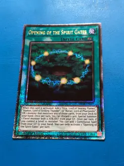 YUGIOH Quarter Century Rare Opening Of The Spirit Gates MP24-EN019 1st Edition - Image 1