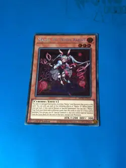 YUGIOH Secret Rare Maliss P White Rabbit MP25-EN122 1st Edition - Image 1