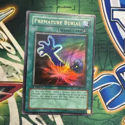 Yugioh! Premature Burial PSV-037 Ultra Rare 1st Edition MP - Image 1
