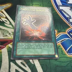 Yugioh! Premature Burial PSV-037 Ultra Rare 1st Edition MP - Image 2