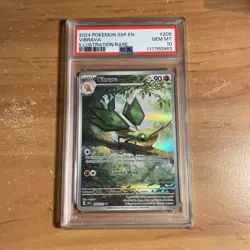Pokemon Vibrava Illustration Card 206/191 PSA 10 Gem Mint - Image 1