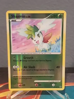 Shaymin 15/127 Reverse Holo Pokemon Card Platinum MP - Image 1